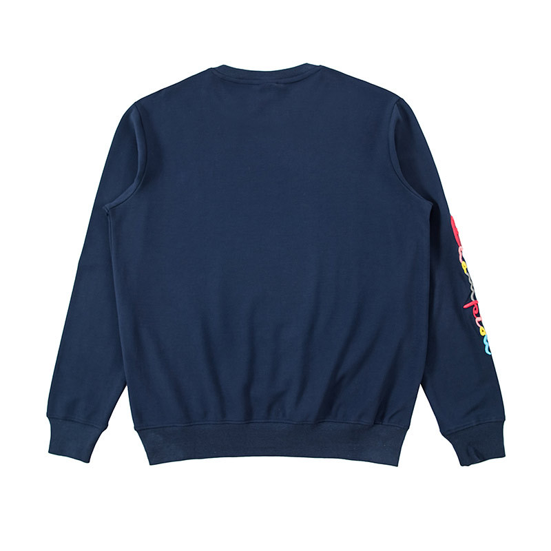 champion冠军秋冬新款男装右臂时尚彩色刺绣logo情侣款套头卫衣