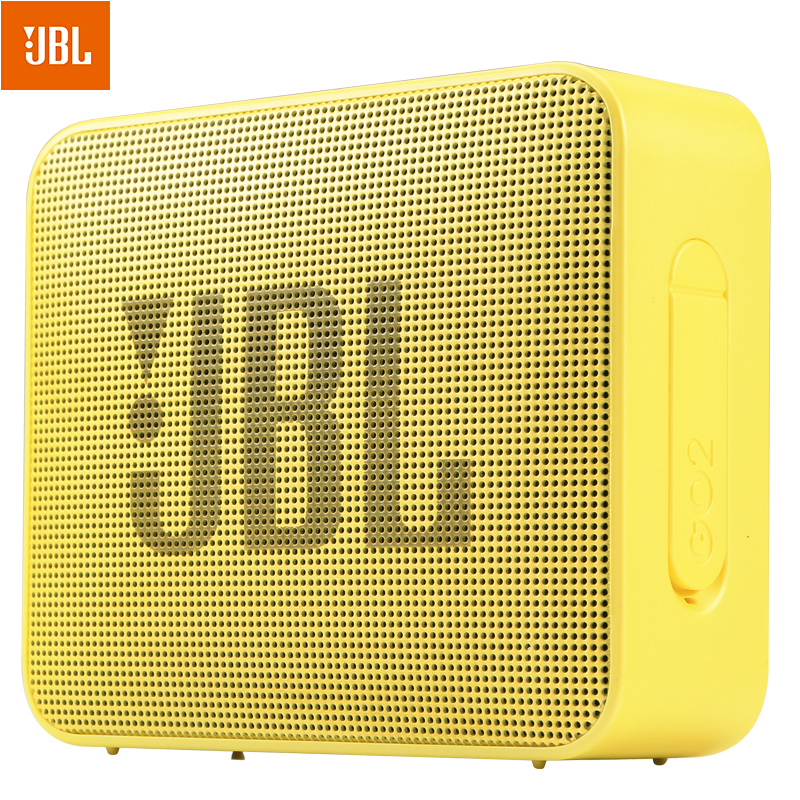 JBL GO2 音乐金砖二代 便携式蓝牙音箱+低音炮 户外音箱 迷你小音响 防水设计 儿童在线学习 居家教育 柠檬黄