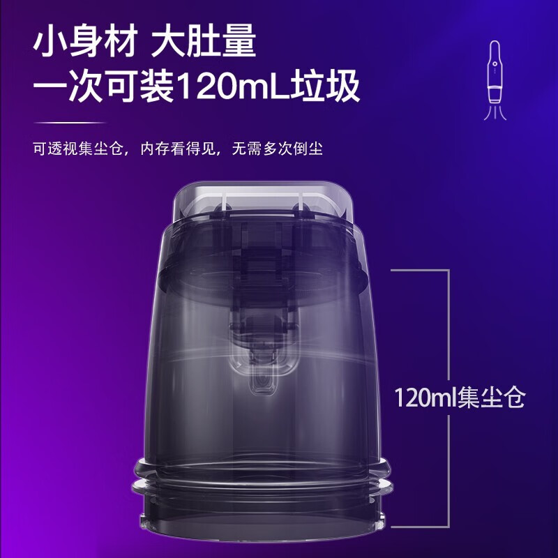 世净车载吸尘器 XC01(亮白色)高清大图