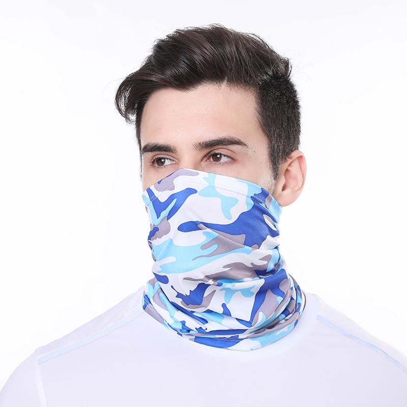 闪电客防晒冰丝围脖头巾男脖套护颈脖子夏天钓鱼面罩户外骑行面巾夏季