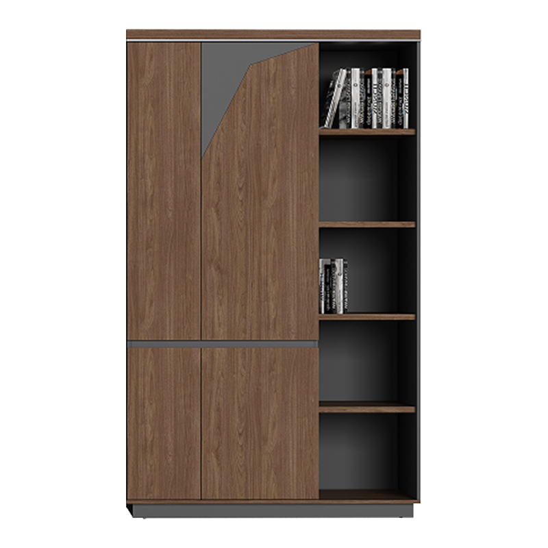 臻远ZY5040831 文件柜储物柜资料柜老板桌大班台配套书柜 三门