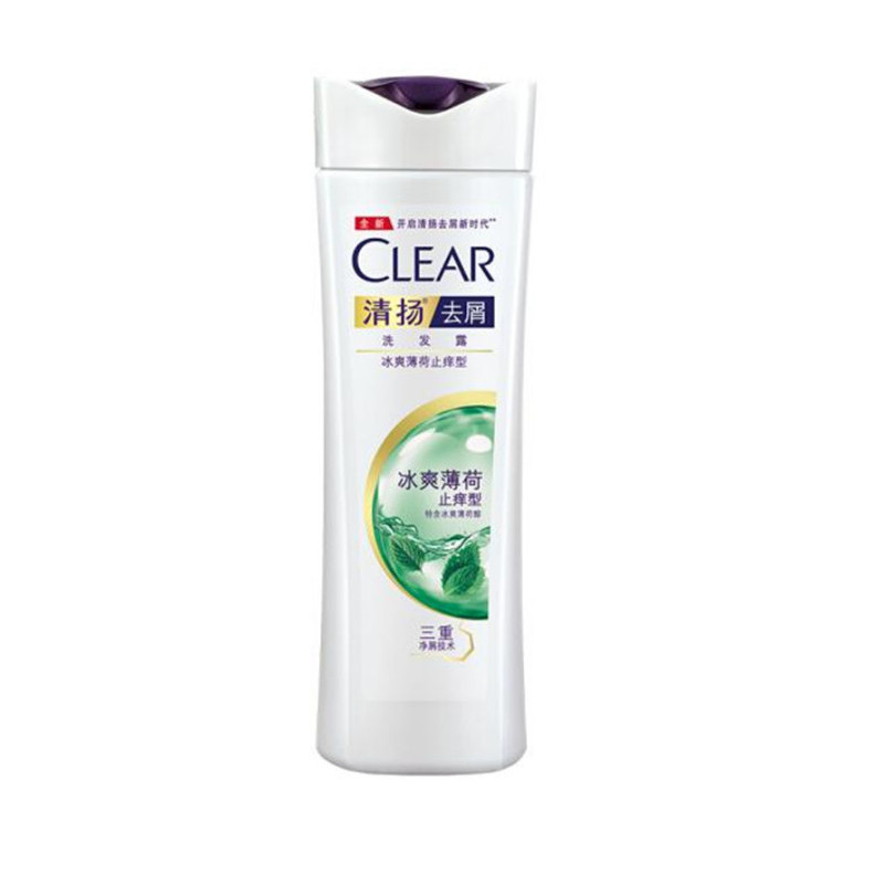 清扬 洗发露 400ml 冰爽薄荷止痒去屑(瓶)