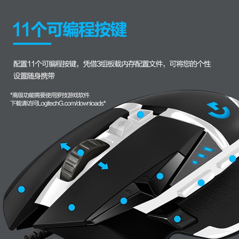 罗技(Logitech) G502 SE Hero 熊猫款珍藏版鼠标+G610青机械键盘电竞键鼠套装 电竞游戏专用吃鸡宏