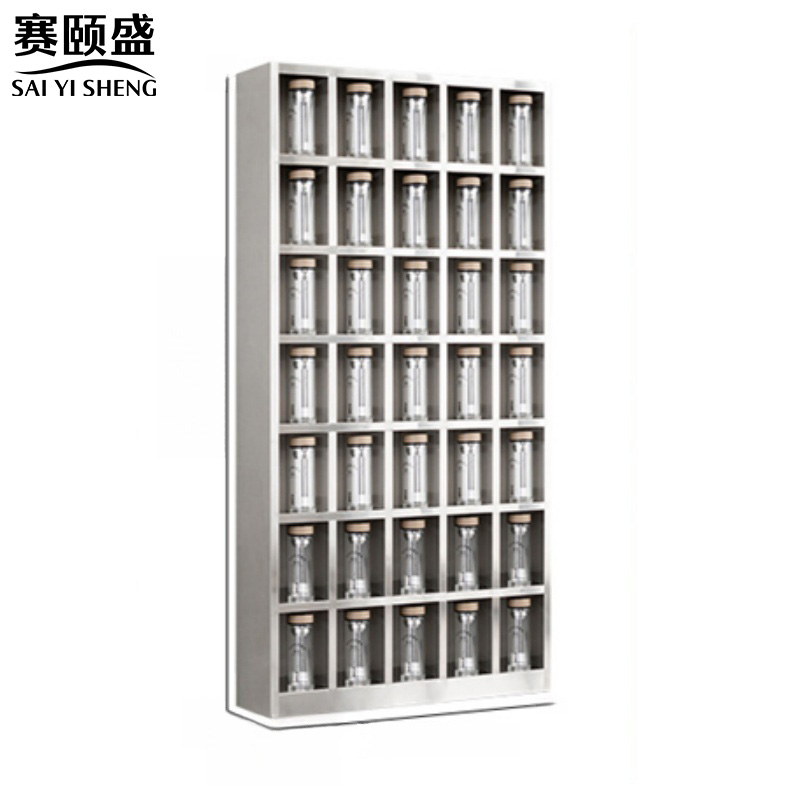 赛颐盛不锈钢水杯柜35格1800*900*250mm(304)台高清大图