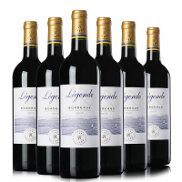 法国进口红酒 拉菲（LAFITE）传奇波尔多干红葡萄酒 整箱装 750ml*6瓶