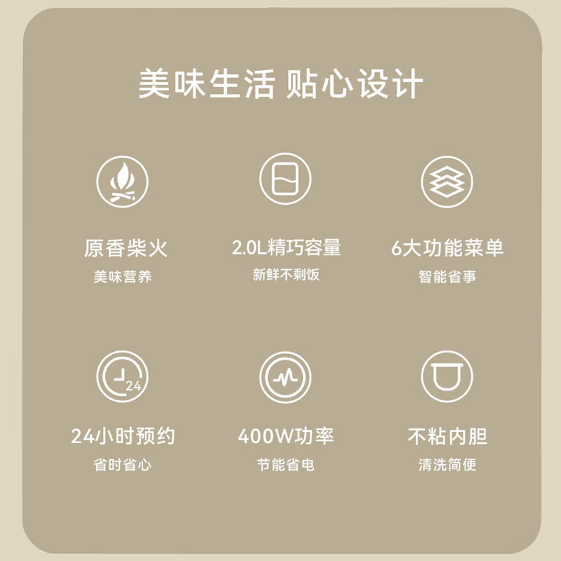 艾贝丽ABL-DFB409双胆智能降糖电饭煲高清大图