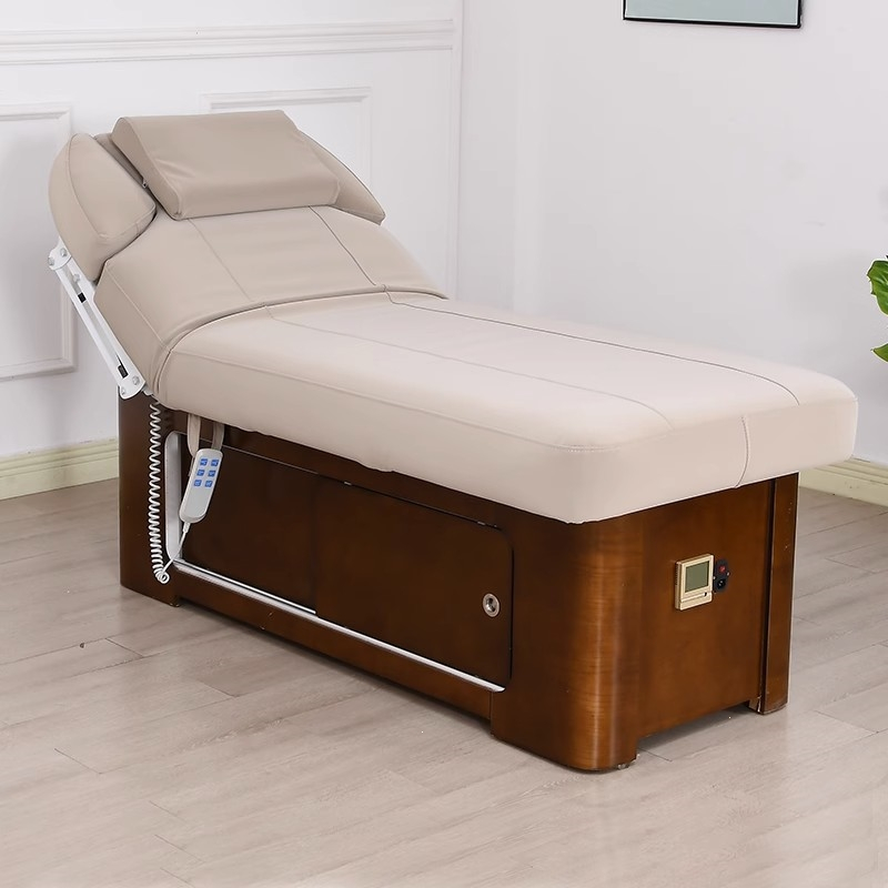 法耐电动美容床美容院专用按摩床推拿床乳胶床spa理疗床趴洞升降床