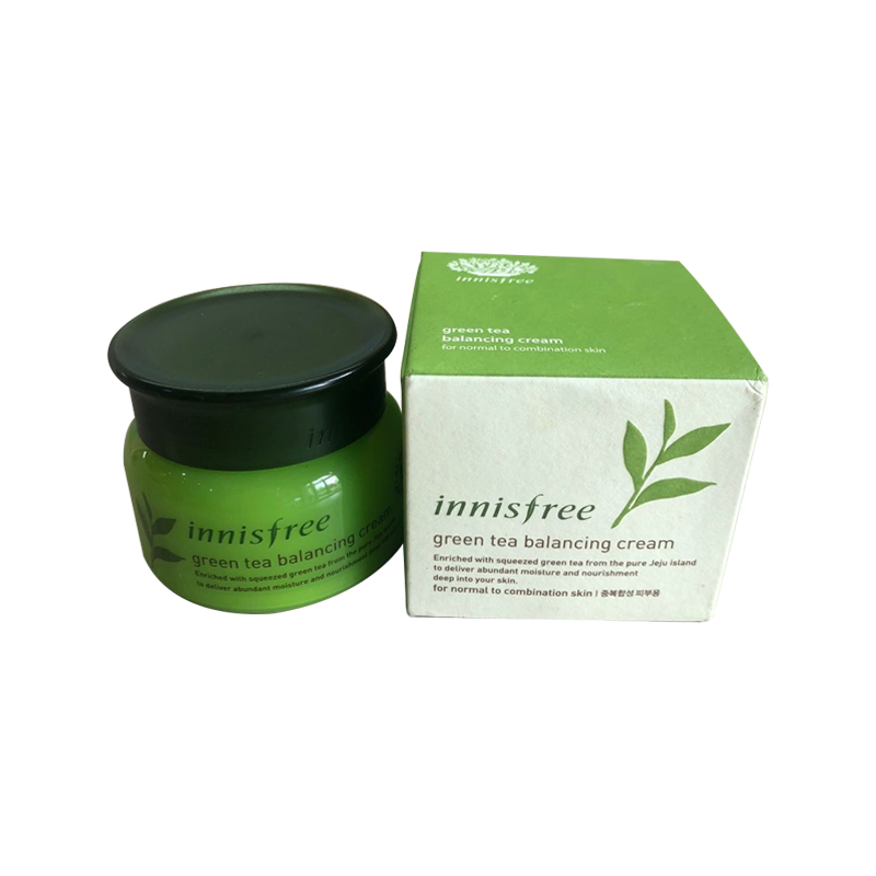 Innisfree 悦诗风吟 绿茶精萃 平衡保湿 面霜 50ml/瓶 精萃补水
