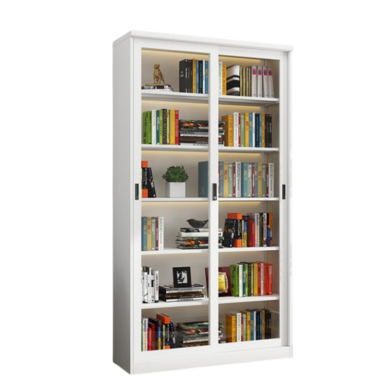 攸形玻璃凭证柜1200*380*2200mm台高清大图