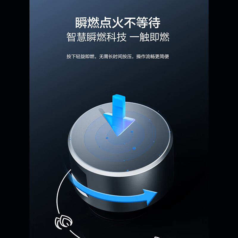 海尔(Haier)燃气灶天然气灶双灶智能熄火保护宽频5.2KW大火力烟灶联动三重增氧混燃 Q2BE58高清大图