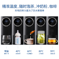 莱卡(LAICA)意大利进口净水器家用泡奶机商用即热式直饮水机台式办公室过滤器KE9401T-3C黑色(仅用作门店出样)