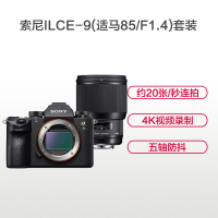 索尼(SONY)ILCE A9(适马85mm F1.4)数码微单相机 单镜头套装 约2420万像素