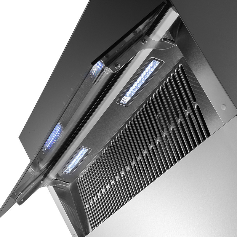 华帝(vatti)i11087+i10039B触控式侧吸抽油烟机燃气灶具 小户型家用烟灶套餐 20立方大吸力大火力天然气高清大图