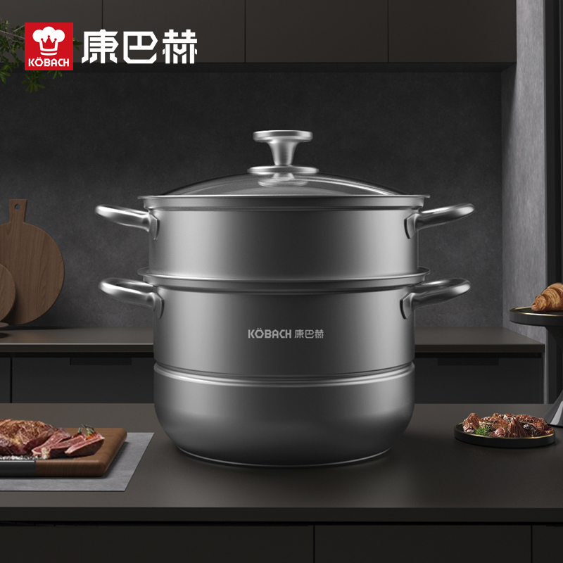 康巴赫-欧式(不锈钢双层蒸锅)28cm-
