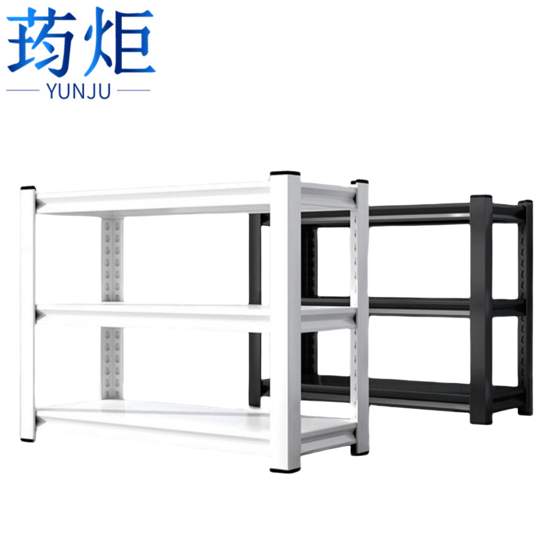 三层钢制置物架高清大图