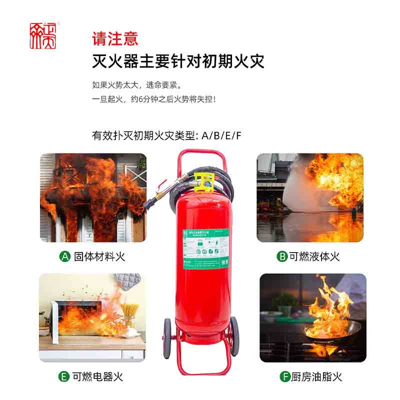 正天齐推车式(低温)水基 灭火器MSTW/ABEF45I高清大图