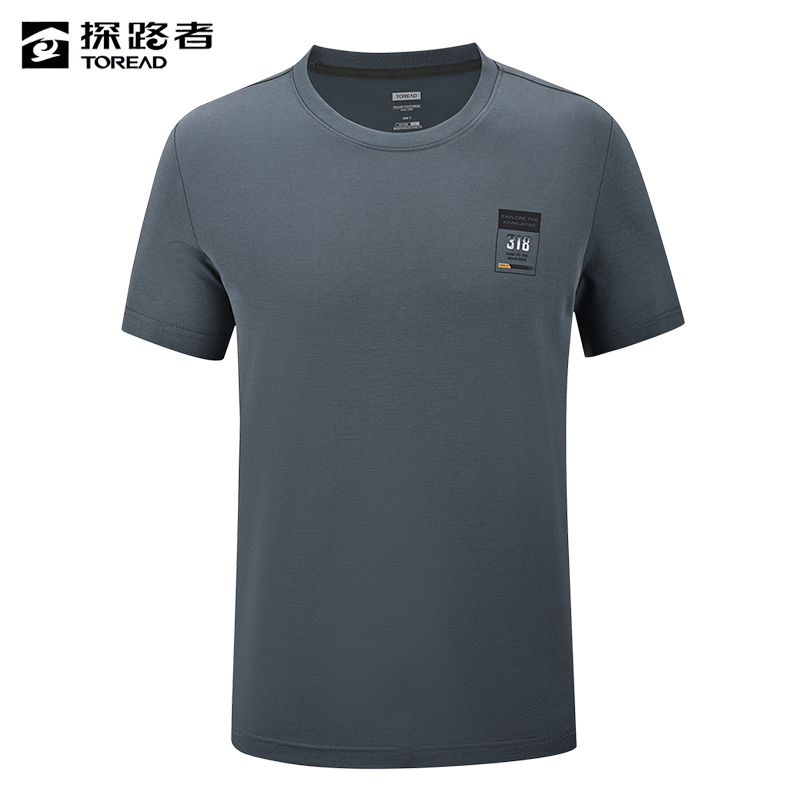 探路者 男式短袖T恤 TAJJAN81547/件高清大图