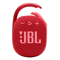 JBL CLIP4 音乐盒四代 无线蓝牙便携音箱 IP67防尘防水 超长续航户外一体式卡扣小音响 红色