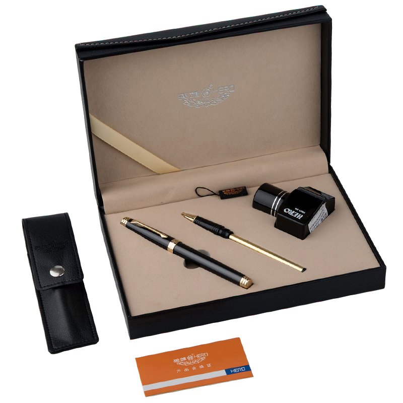 英雄(HERO)钢笔 1053鸿运开来/签字笔/墨水商务礼品套装
