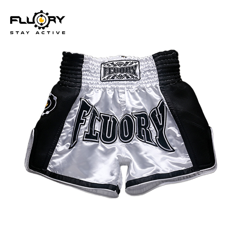 FLUORY火垒儿童拳击短裤男女散打服泰拳裤正品搏击格斗训练服定制