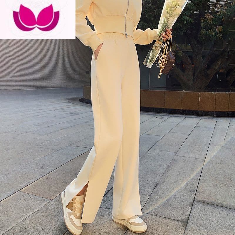 七斓今年流行连帽卫衣套装女春2023新款卫裤子套时尚休闲图片