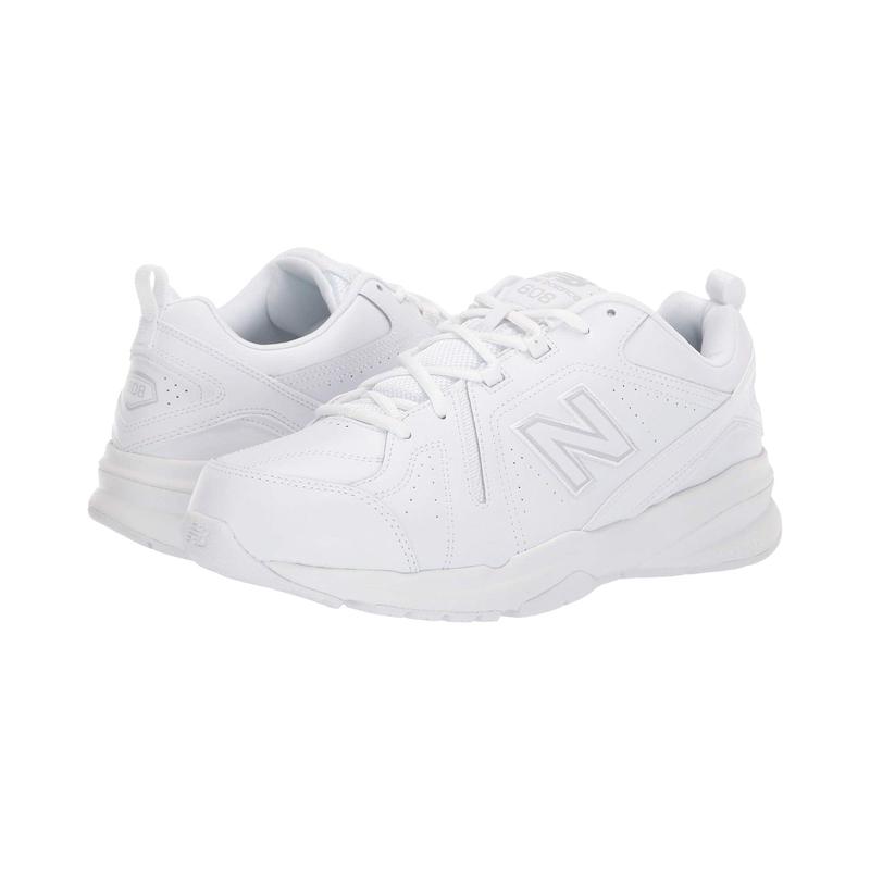 新百伦(New Balance)男款综合训练鞋透气支撑防滑耐磨室内健身运 White/White 49