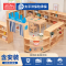 幼儿园儿童户外玩具游乐设施收纳区角樟子松组合柜学爬玩具