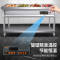 喜莱盛 商用保温售饭台6格带餐盒 | 304不锈钢 | 0.8m厚 XLS-SFT2008S