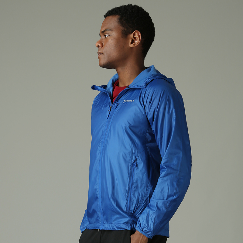 marmot土拨鼠男子户外休闲防风保暖带帽神衣x52735