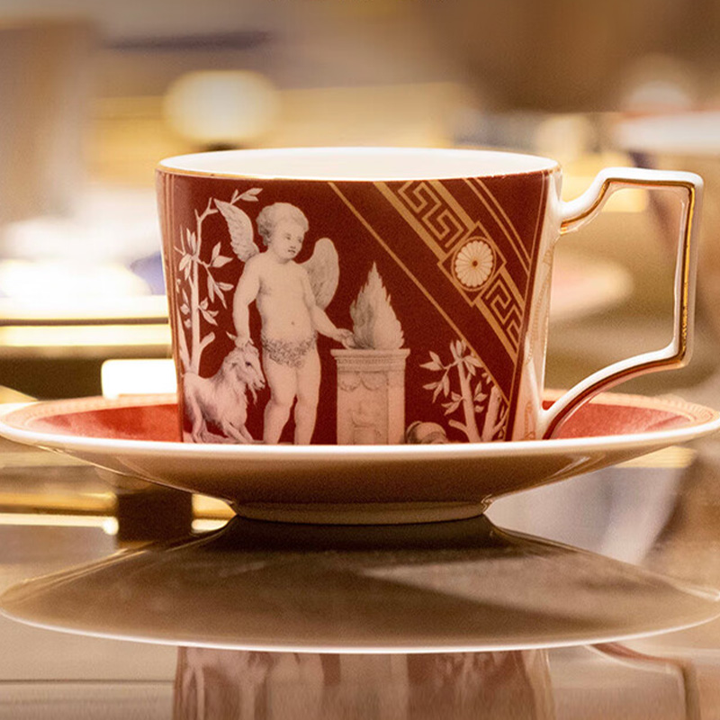 WEDGWOOD杯碟礼盒210ml*2文艺复兴1076487/88/89(颜色随机)高清大图