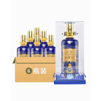 西凤 七彩系列(30年)52度375ml*6整箱装凤香型白酒(电商版)