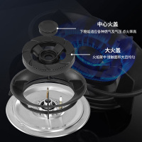 樱花(SAKURA)燃气灶 5.0KW 全铜火盖 零秒点火 台嵌两用一级能效灶台 煤气灶具 JZY-GC01液化气