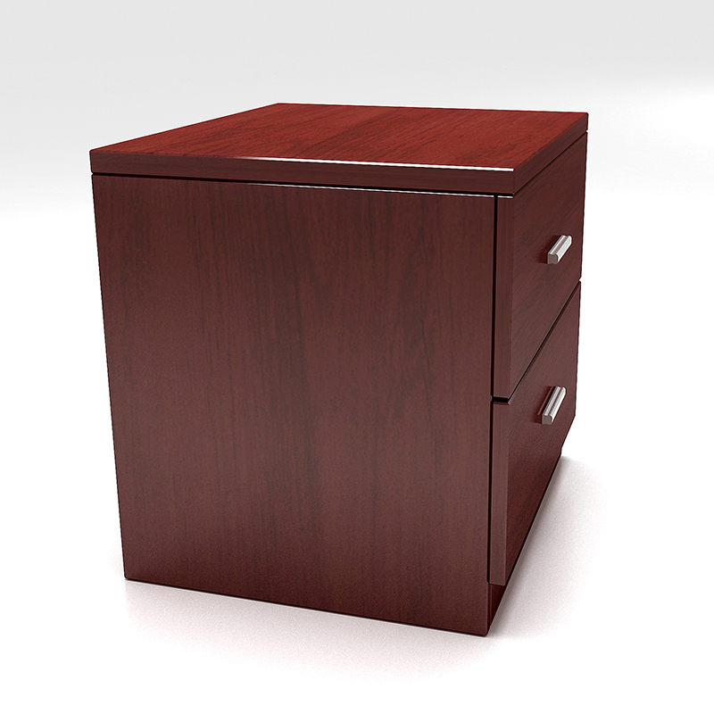 LMFU 床头柜500*450*500mm 板式两抽屉 LZM