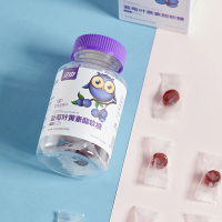 江中蓝莓叶黄素酯软糖儿童成人通用护眼5瓶装