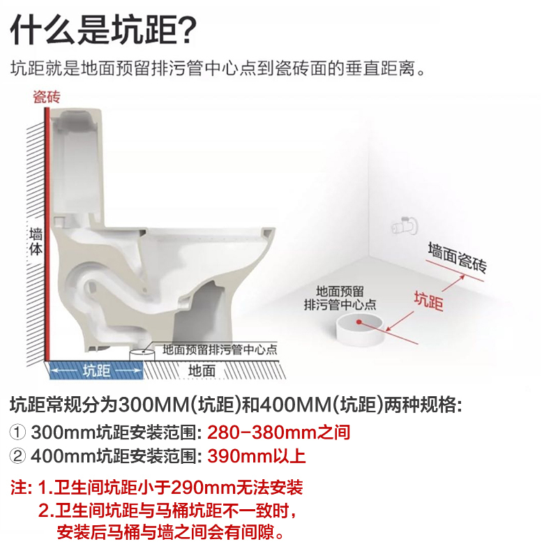 箭牌(ARROW)坐便器 喷射虹吸式马桶 降噪缓降盖板座便器 上按两段节水陶瓷坐便 连体地排式陶瓷马桶套装AE1027