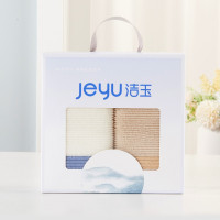 洁玉(Jeyu) 涟漪长绒棉单条毛巾礼盒