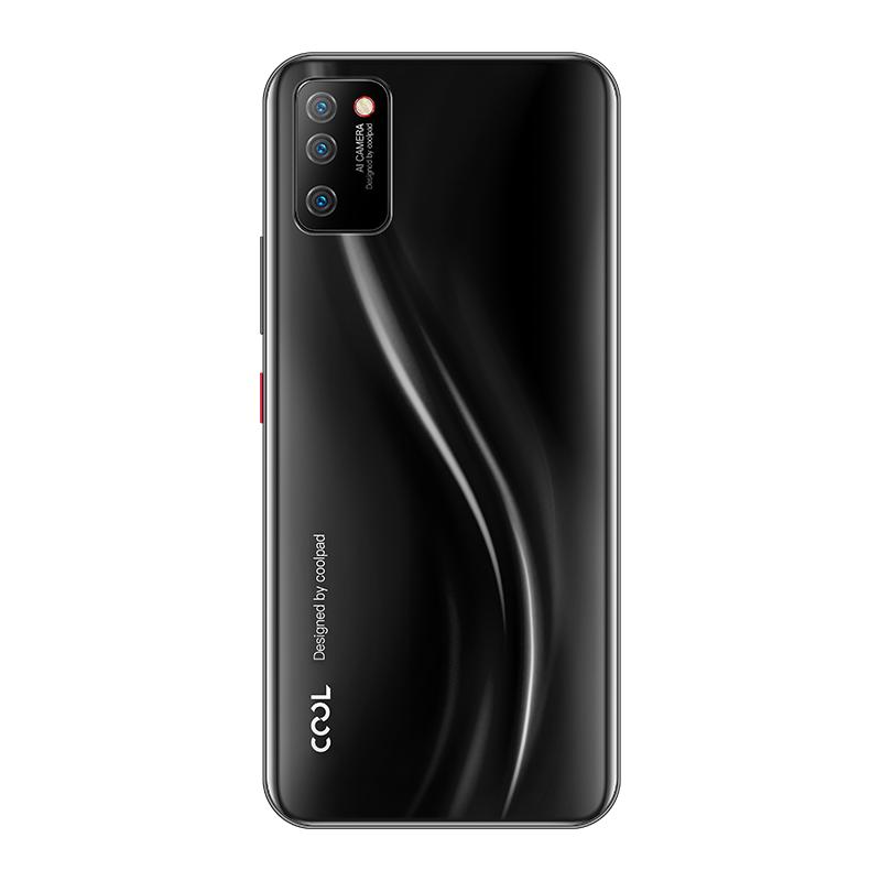 酷派cool10 6.5吋6+128水滴全面屏智能手机 玻璃后盖 侧面指纹解锁 4900毫安大电池 全网通4G 琉璃黑