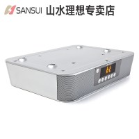 山水(SANSUI)MC-610 迷你组合音响 厨房音响插卡 无线蓝牙播放器 白色