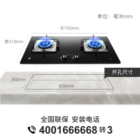 樱花(SAKURA燃气灶JZT-BDB02 煤气灶台灶具 4.2kW大火力 天然气灶炉 钢化玻璃台嵌两用 天然气