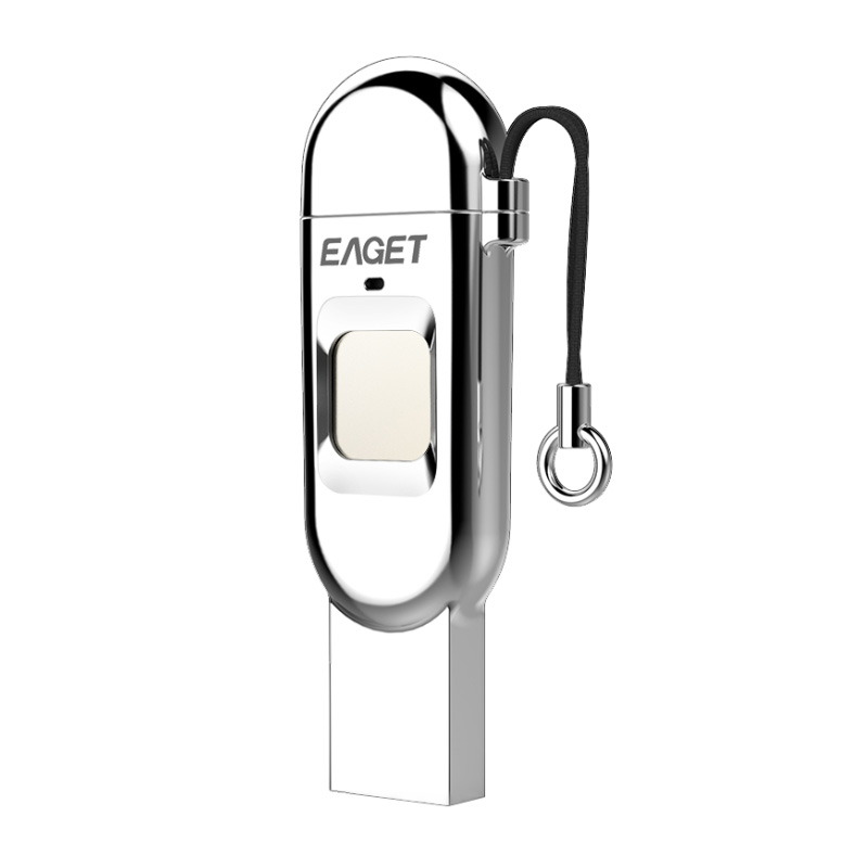 忆捷(EAGET)FU68 32GB Type-C USB3.1双接口指纹加密 手机电脑两用 高速U盘
