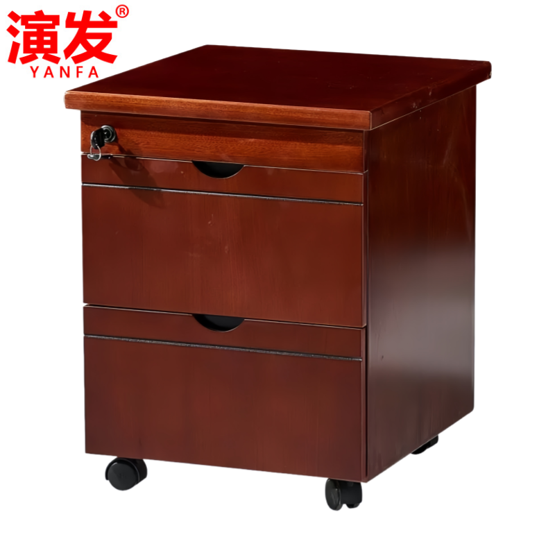 演发 办公桌三抽 个高清大图