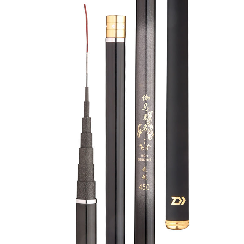神斧钓竿伽马黑岩碳素短节鱼竿手杆轻硬手竿28调溪流竿鲫鲤鱼竿钓鱼竿