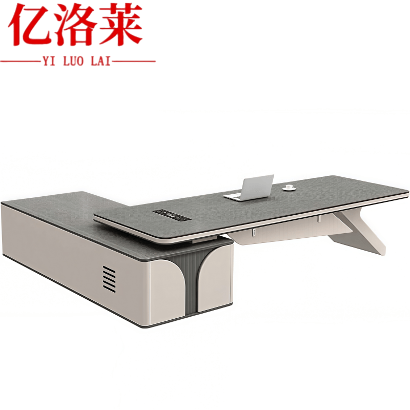 亿洛莱 老板桌 2.4m 张高清大图