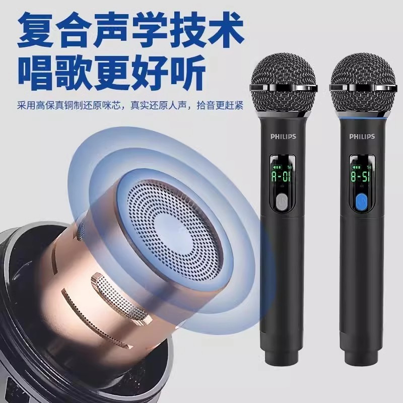 飞利浦SD659大功率音箱重低音音响 高音质户外广场舞演出专业 K歌音响