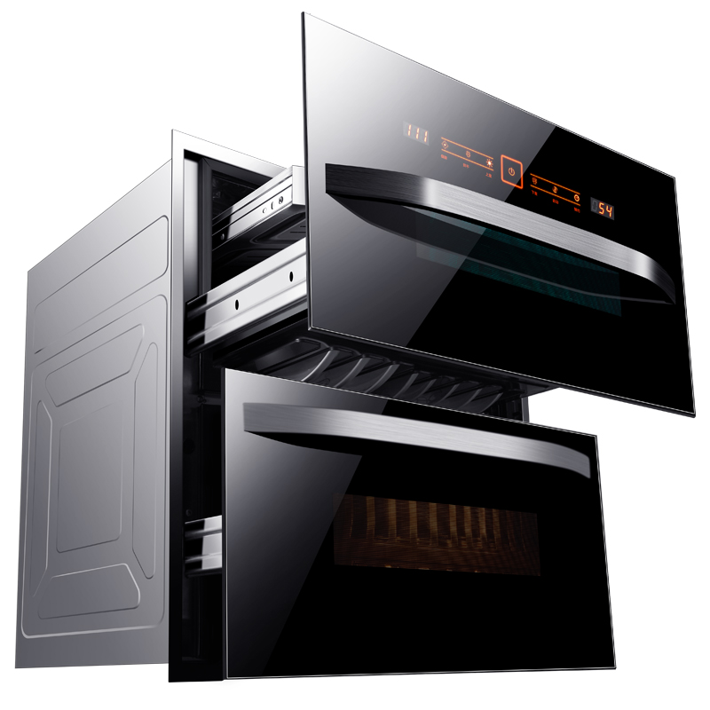 欢呼好太太抽油烟机灶具消毒柜套餐7字型吸烟机烟灶消套餐大吸力自动清洗厨电套装 天然气 高配款 自行安装高清大图