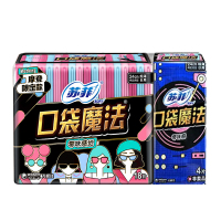 [66片组合]苏菲口袋魔法超薄日用卫生巾组合零味感240mm22片3包