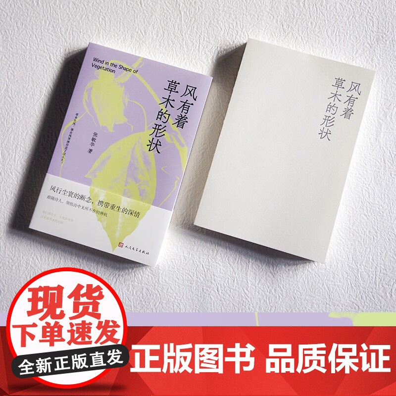 风有着草木的形状 张敏华 著 诗歌词曲高清大图