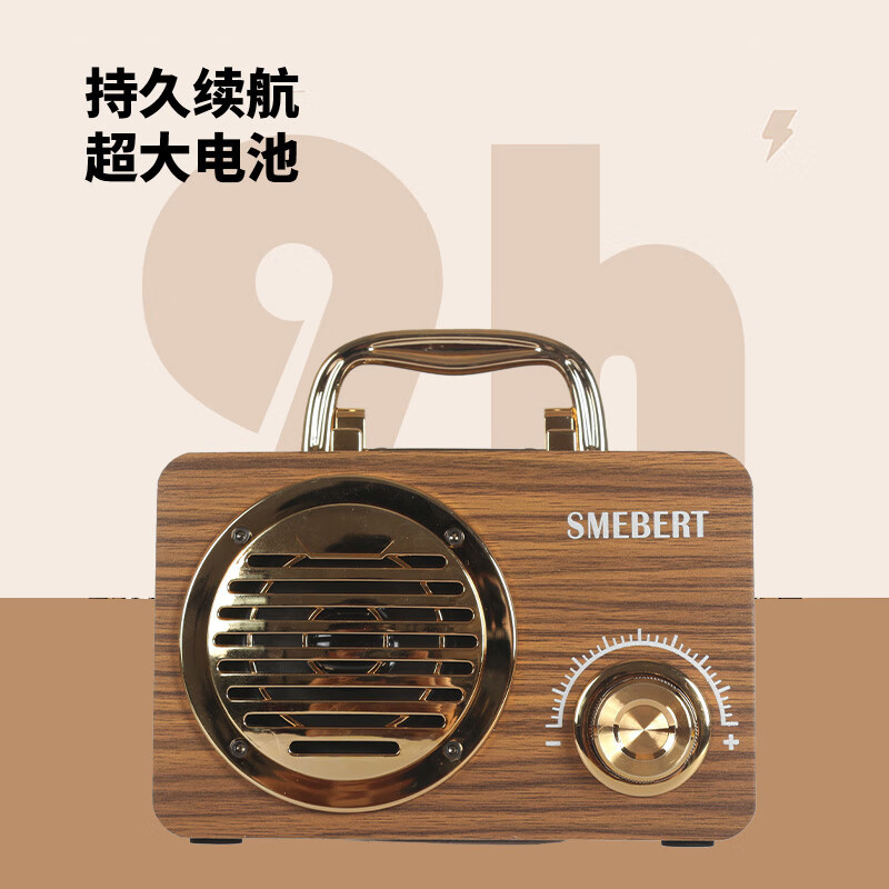 SMEBERT舒曼FT-3001 蓝牙音响褐色高清大图