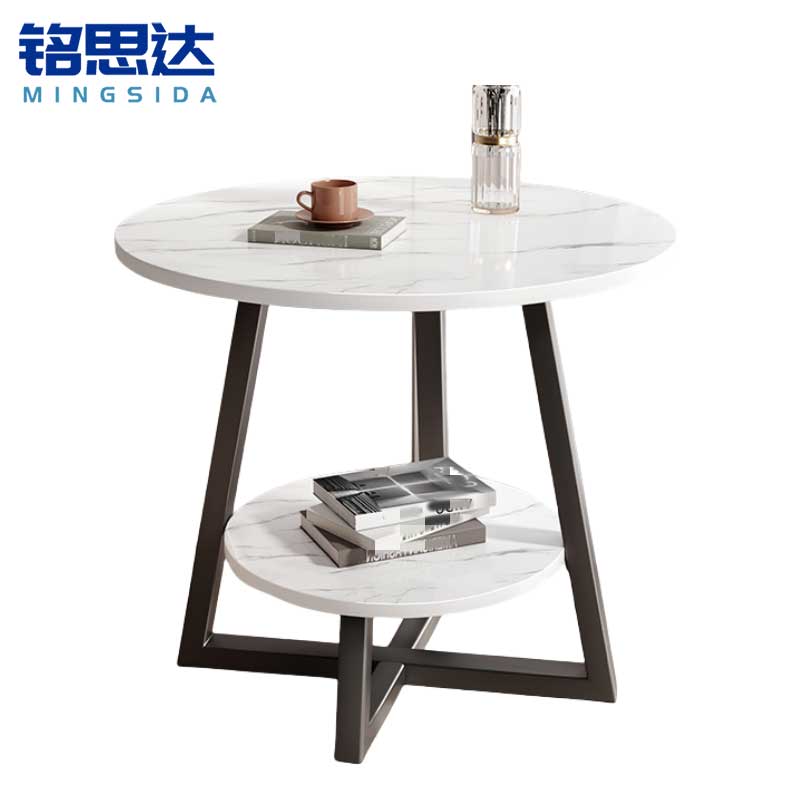 铭思达边桌小茶几60*60*55cm个高清大图