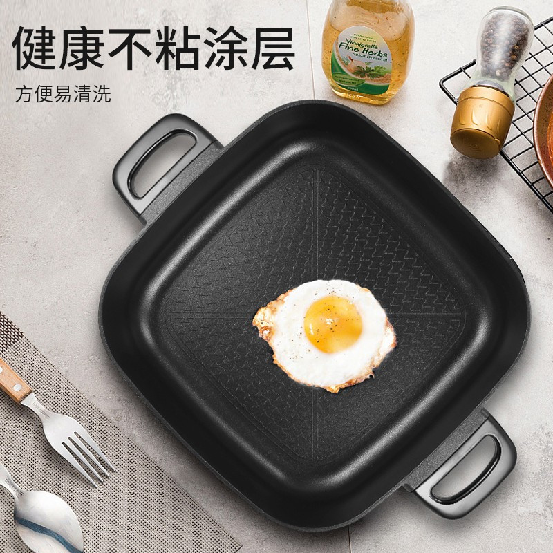 荣事达电火锅家用电煮锅5L大容量电炒锅电蒸锅电煎锅电热锅多功能一体锅宿舍多用途锅 5L大容量-香槟金